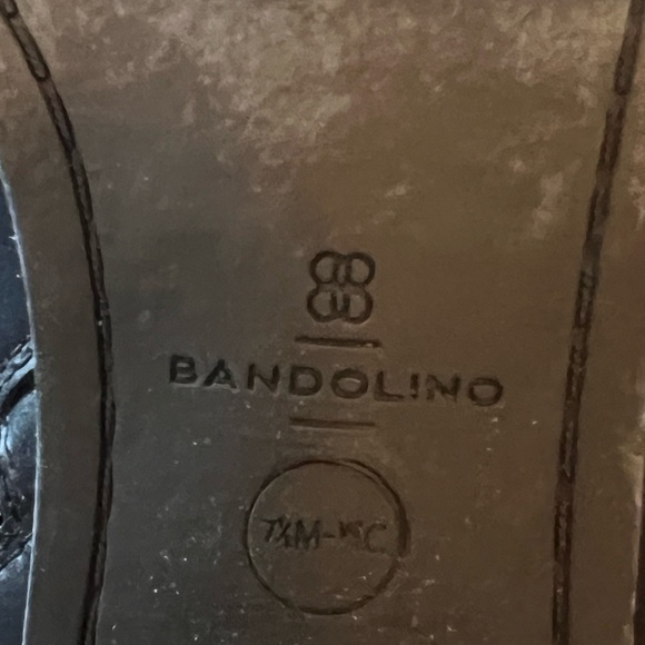 Bandolino Womens Wide Calf 7 1/2 Tall Black With Comfort Plus Size Boots - Picture 15 of 16